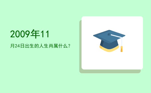 2009年11月24日出生的人生肖属什么?
