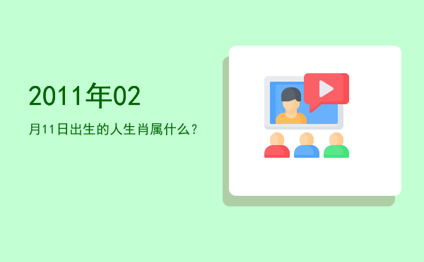 2011年02月11日出生的人生肖属什么?