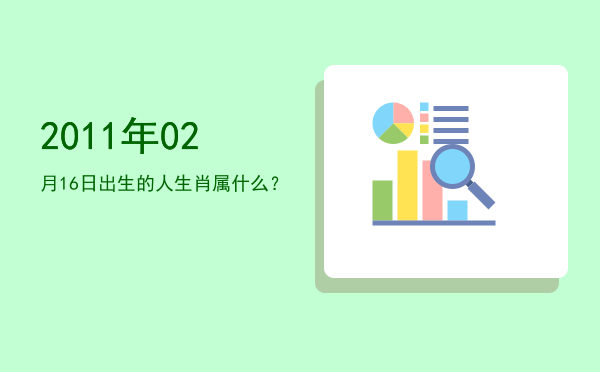 2011年02月16日出生的人生肖属什么?