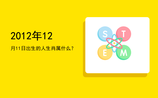 2012年12月11日出生的人生肖属什么?