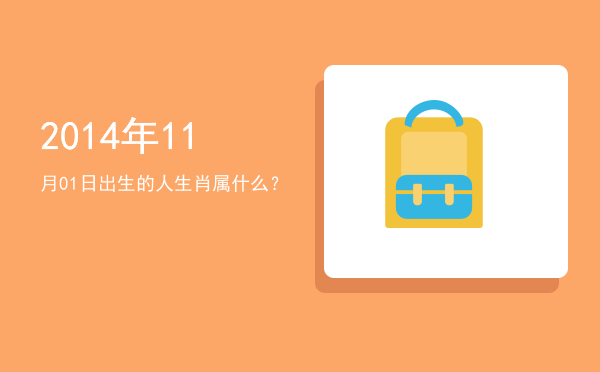 2014年11月01日出生的人生肖属什么?