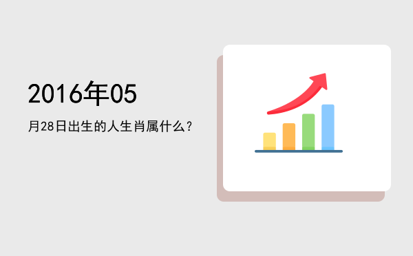 2016年05月28日出生的人生肖属什么?
