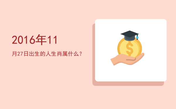 2016年11月27日出生的人生肖属什么?