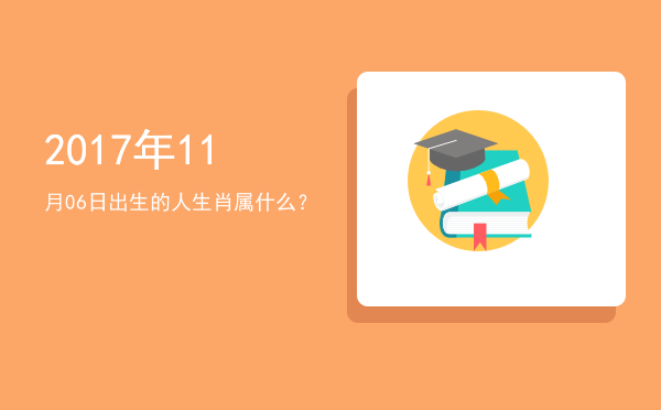 2017年11月06日出生的人生肖属什么?