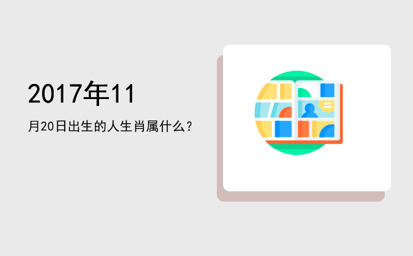 2017年11月20日出生的人生肖属什么?