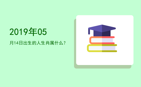 2019年05月14日出生的人生肖属什么?