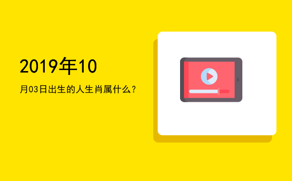 2019年10月03日出生的人生肖属什么?