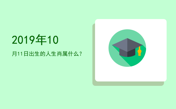 2019年10月11日出生的人生肖属什么?