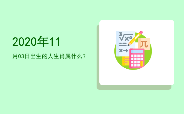 2020年11月03日出生的人生肖属什么?