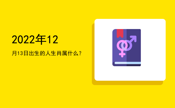 2022年12月13日出生的人生肖属什么?