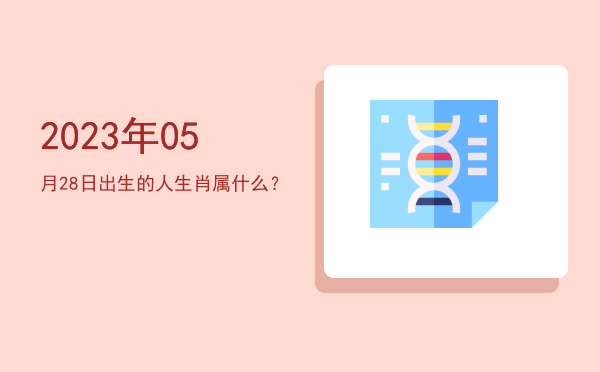 2023年05月28日出生的人生肖属什么?