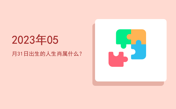 2023年05月31日出生的人生肖属什么?