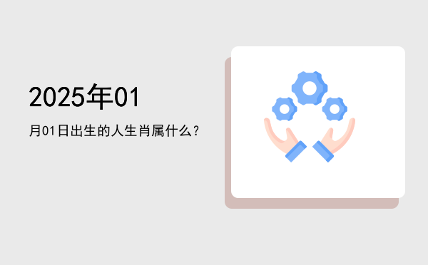 2025年01月01日出生的人生肖属什么?